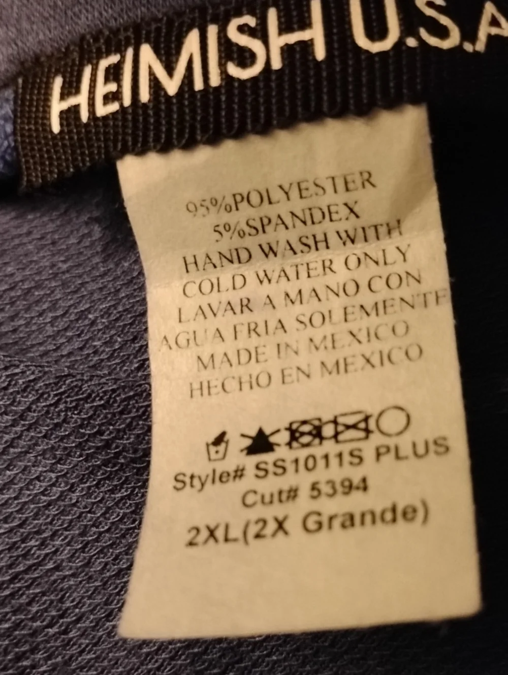 T-shirt Skirt Pull On Knit Navy Blue HEIMISH U.S.A.